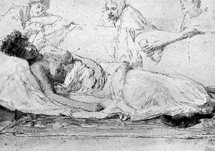 Studio per le tre parche e l'ammalata